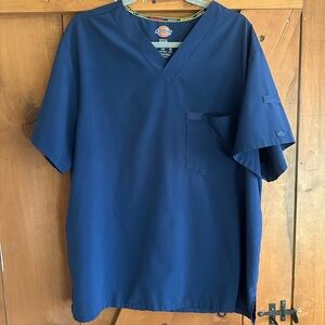 Dickies Men's Blue V-Neck Shirt Sz XL